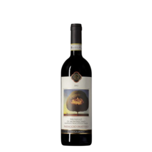Brunello Selezione Camigliano vino italiano elaborado con Sangiovese 100 por ciento en Montalcino Toscana disponible en Maestri Milano Colombia