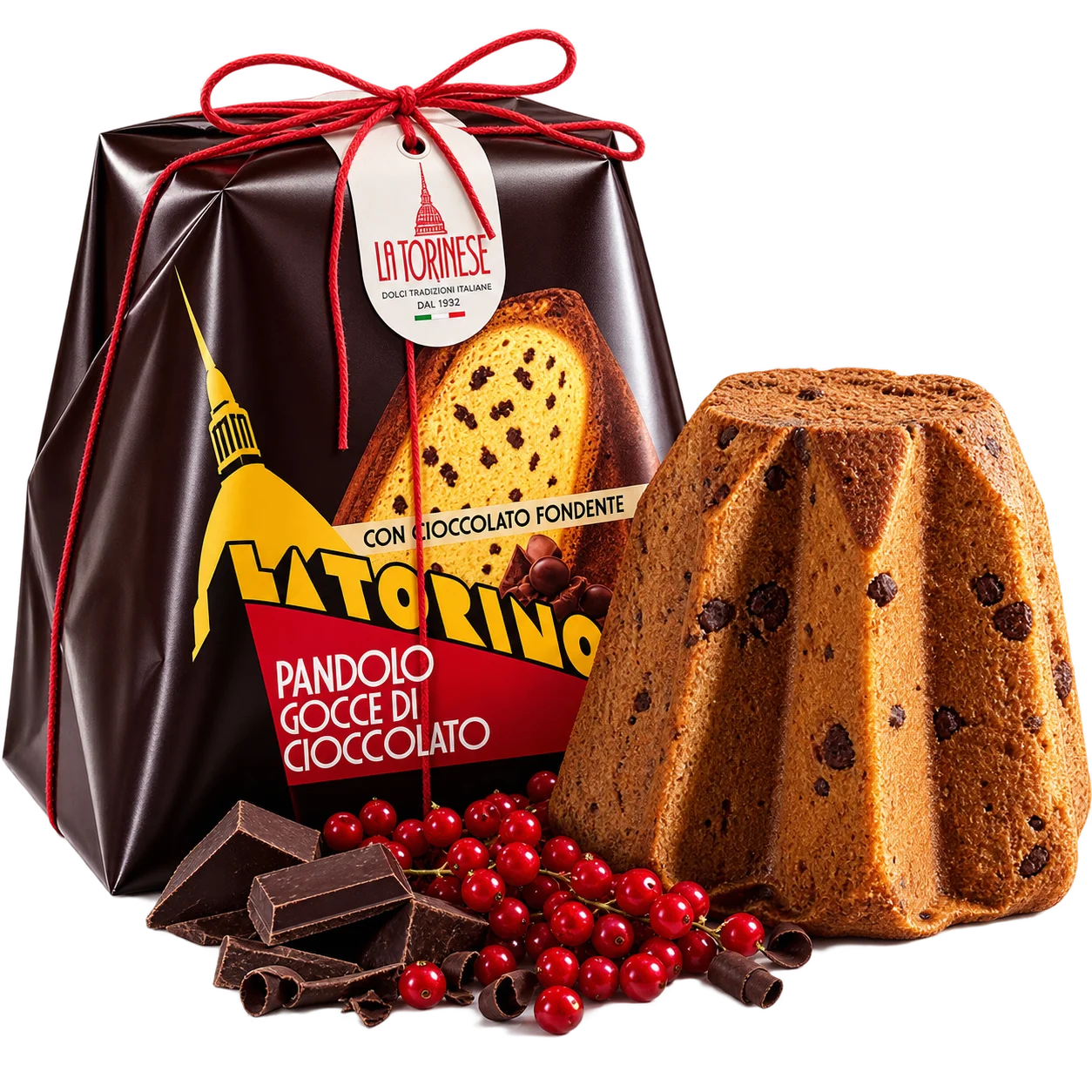 Pandoro con gotas de chocolate – PRODUCTO EN PREVENTA