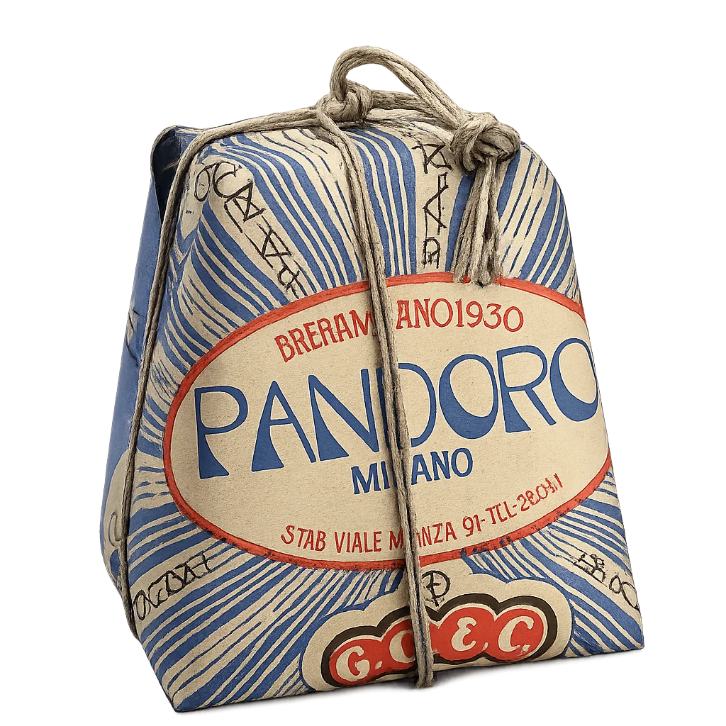 Pandoro clasico empacado a mano – PRODUCTO EN PREVENTA