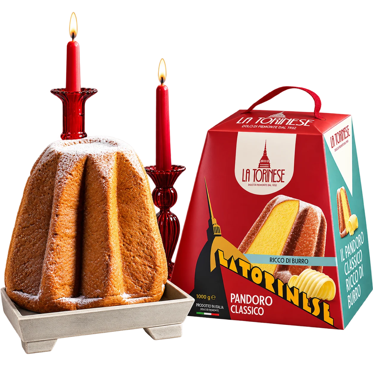 Pandoro La Torinese 1000gr – PRODUCTO EN PREVENTA