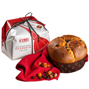 Panettone clasico empacado a mano 1KG La Torinese