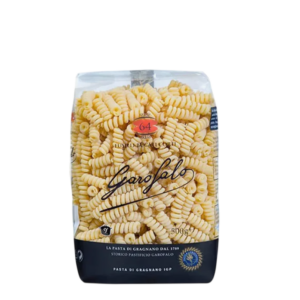Fusilli Bucati Corti Garofalo pasta italiana de Gragnano IGP extruida en bronce