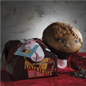 Panettone con gotas de chocolate