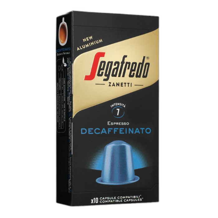 Capsula Segafredo cafe descafeinado x 10 UND