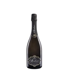 Espumoso italiano Franciacorta Esus elaborado mediante método tradicional con uvas Chardonnay seleccionadas.