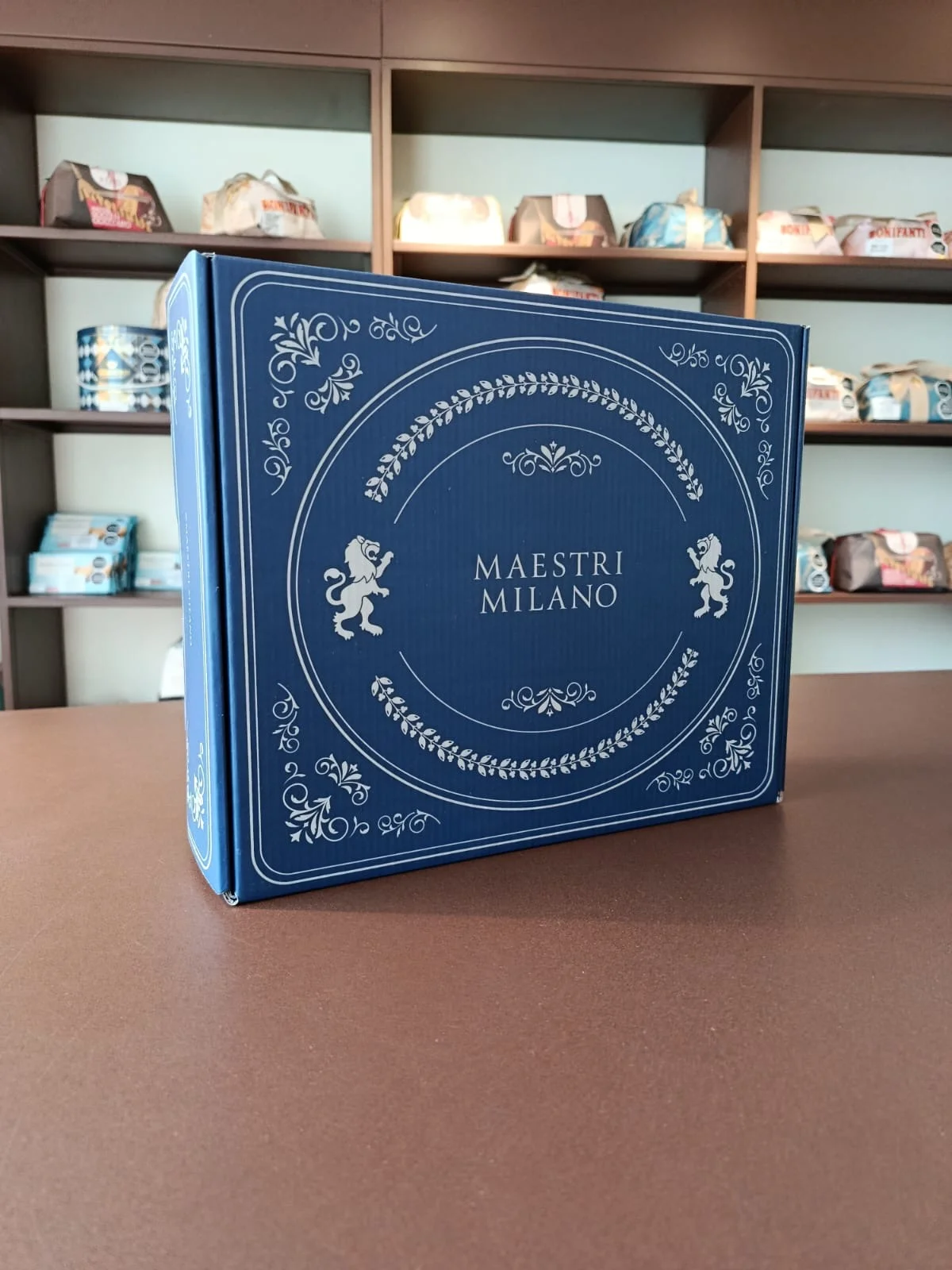 Caja de cartón Azul