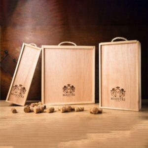 Caja de Madera 3 Vinos