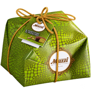 Panettone Classico Muzzi 1KG Cocodrilo Pistacho - PRODUCTO EN PREVENTA