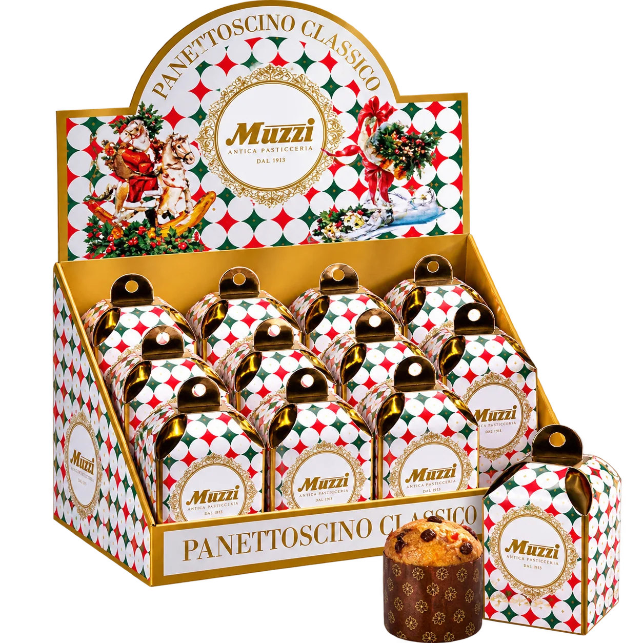 Panettone Mini Muzzi 100 gr – PRODUCTO EN PREVENTA