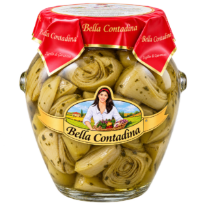 Alcachofas enteras Contadina con especias – Frasco 314 ml
