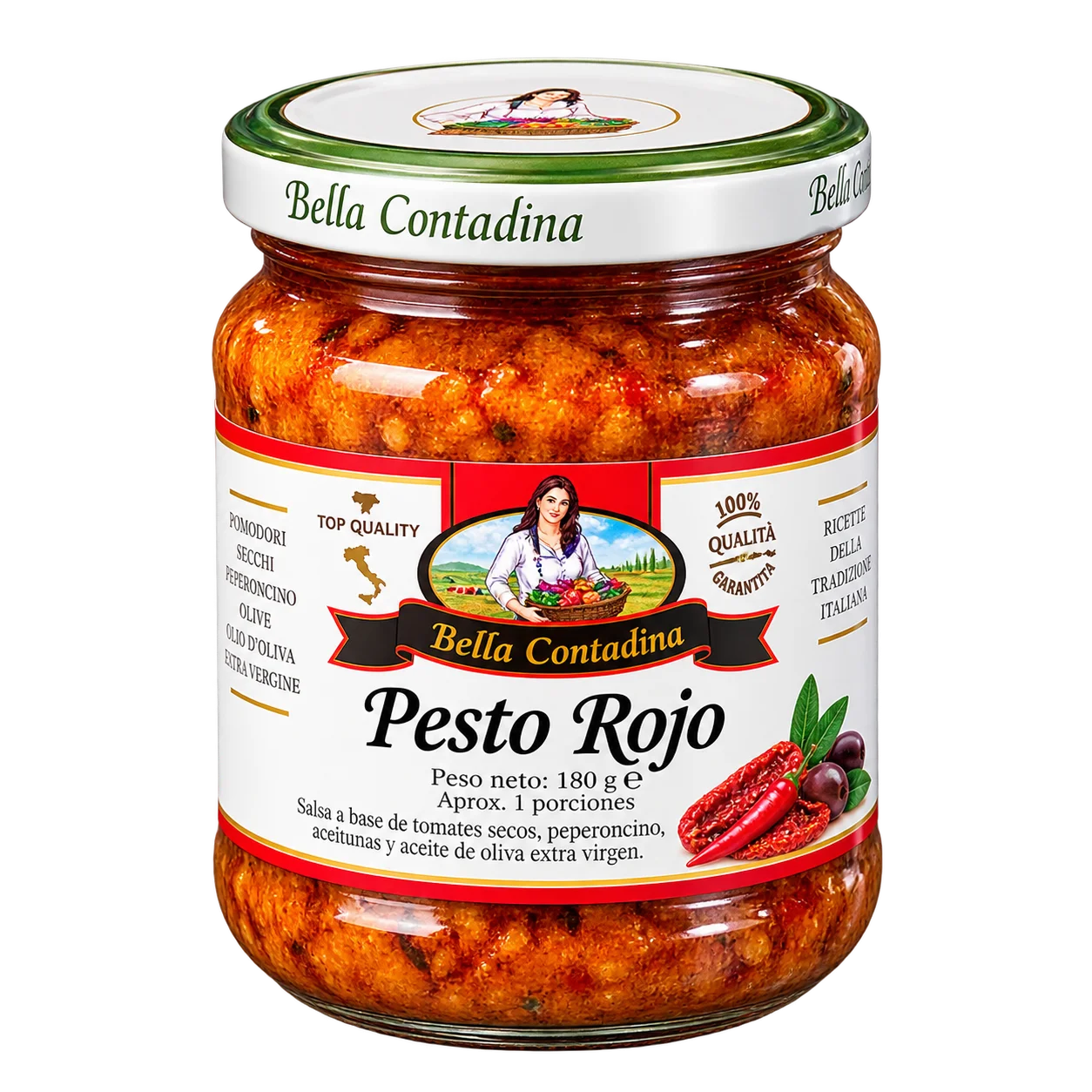Pesto rojo – frasco 212 ml