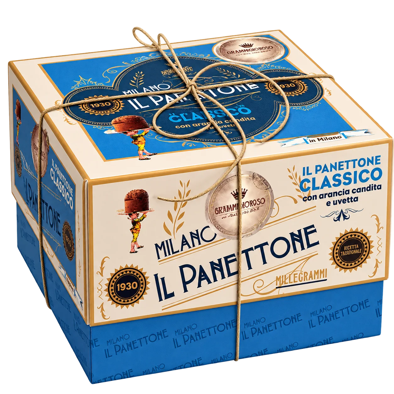 Pan Panettone clásico Antica Offeleria caja regalo 1KG – BRERA MILANO