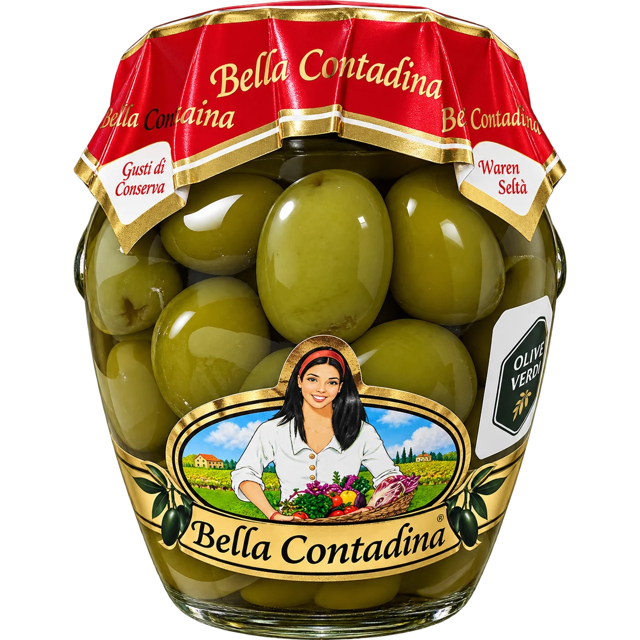 Aceitunas Nocellara del Belice Castelvetrano deshuesadas en salmuera – frasco 314 ml