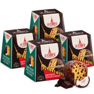 Panettone clásico estuche 100 Gr con gotas de chocolate - LA TORINESE